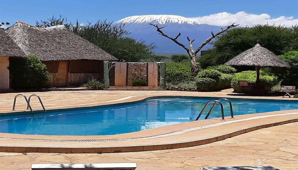 Amboseli safari camp with Kilimanjaro views