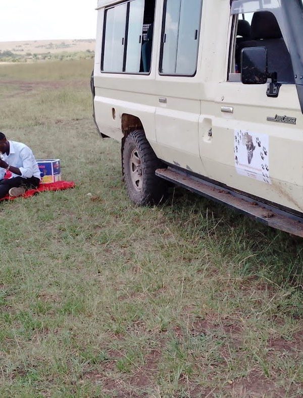 Masai Mara safari jeep during game drive