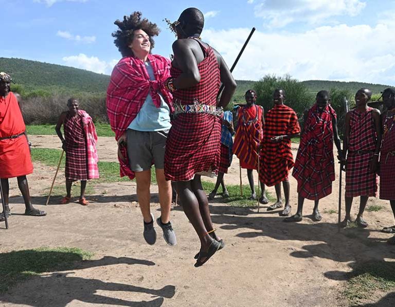 a visit to masai village